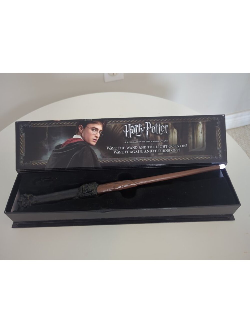 Harry Potter Wand with Illuminating Tip The Noble Collection 14" Tested Works